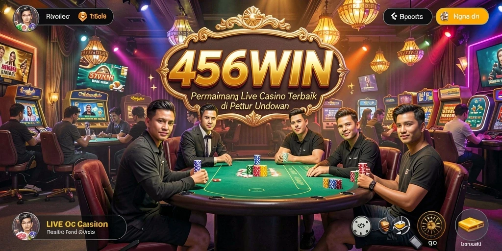 Tangkapan layar gameplay 456WIN yang penuh aksi di Live Casino.