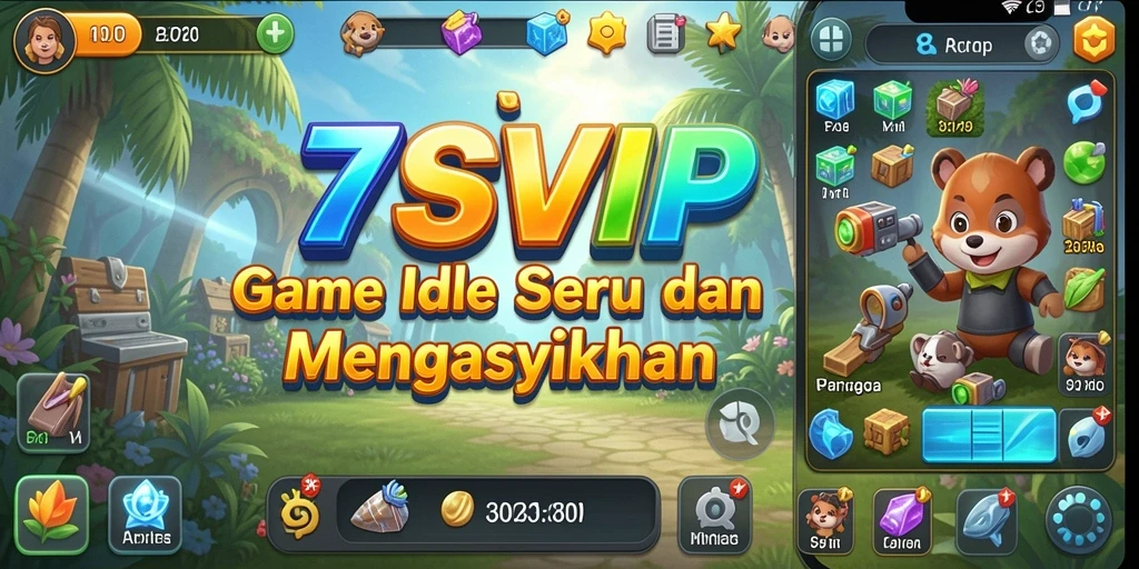 Tampilan gameplay 7SVIP yang penuh warna dan interaktif.