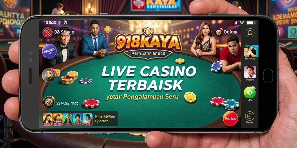 Tampilan gameplay Live Casino yang mengesankan di 918KAYA.