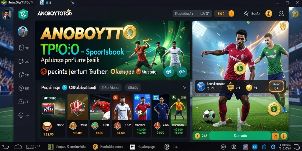 Screenshot ANOBOYTOTO menampilkan interface taruhan olahraga yang menarik.