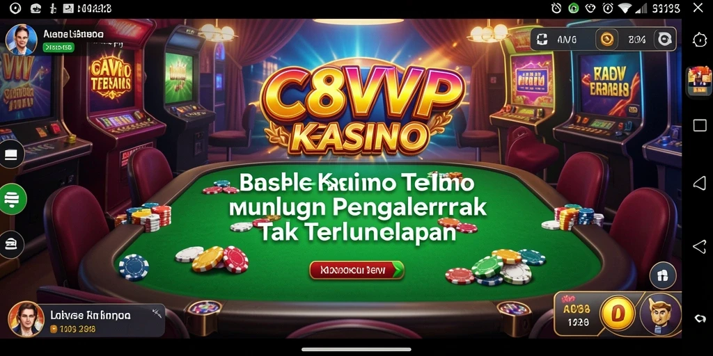 Screenshot C8VIP menampilkan gameplay Kasino yang menegangkan dan menarik.