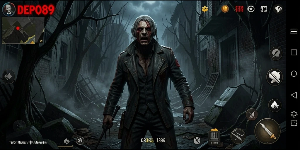 Tampilan gameplay DEPO89 yang mencekam dan penuh ketegangan.