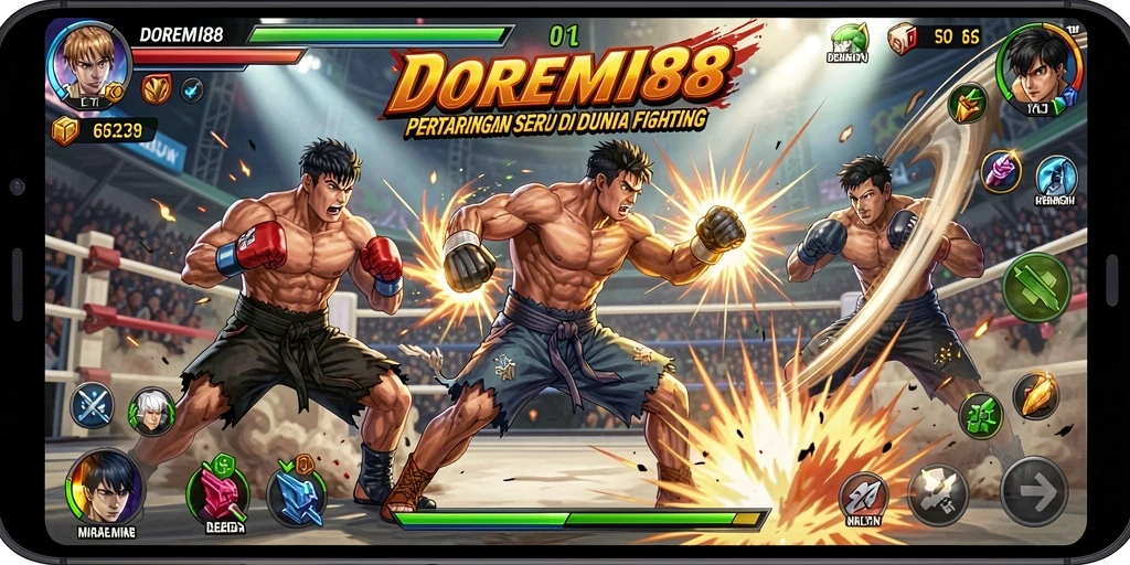 Tampilan gameplay DOREMI88 yang menegangkan.