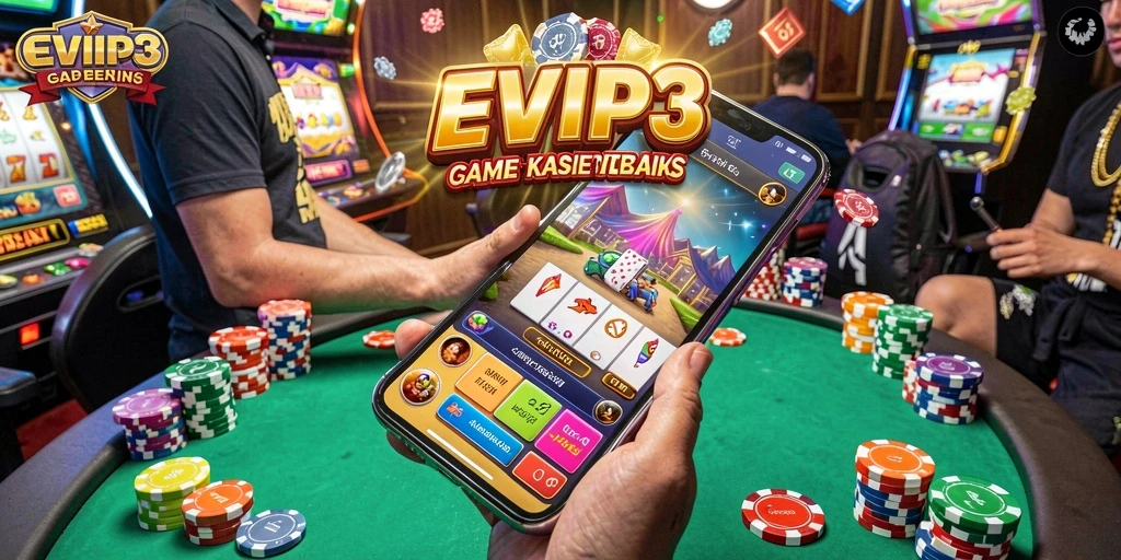 Screenshot EVIP3 menampilkan gameplay Kasino yang menarik dan interaktif.