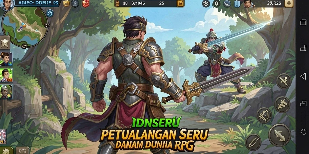 Screenshot gameplay IDNSERU menampilkan pertempuran seru dengan grafik yang menakjubkan.