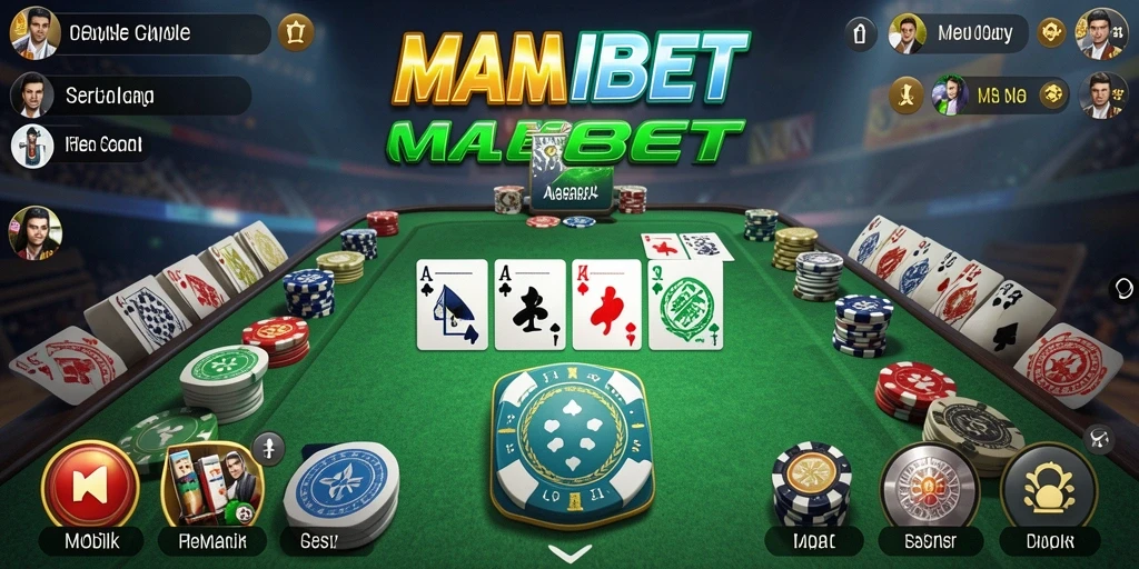 Tampilan menarik dari gameplay Gaple di MAMIBET.