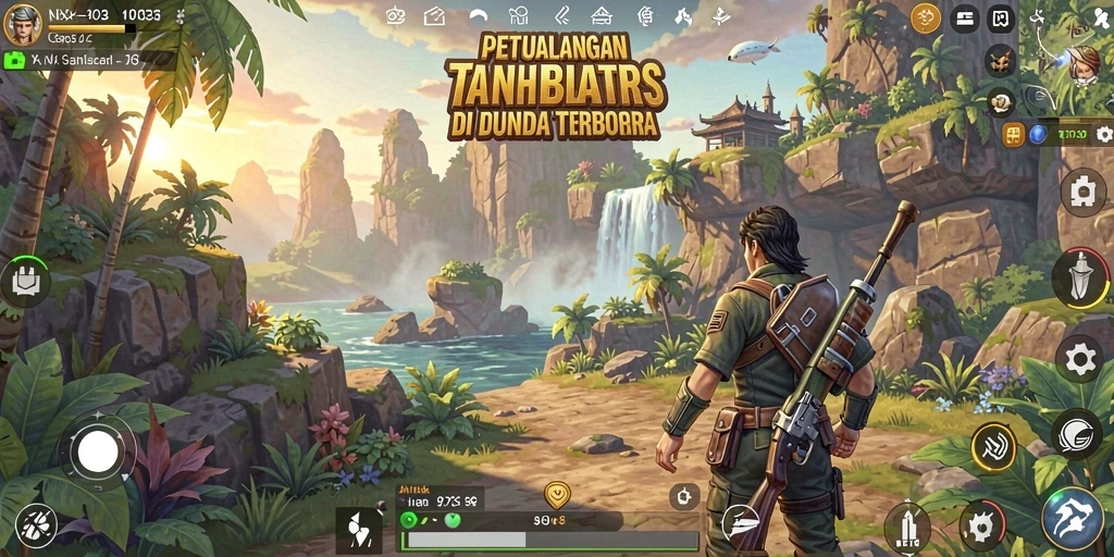 Tangkapan layar gameplay NX303 yang menampilkan eksplorasi dunia terbuka yang menakjubkan.