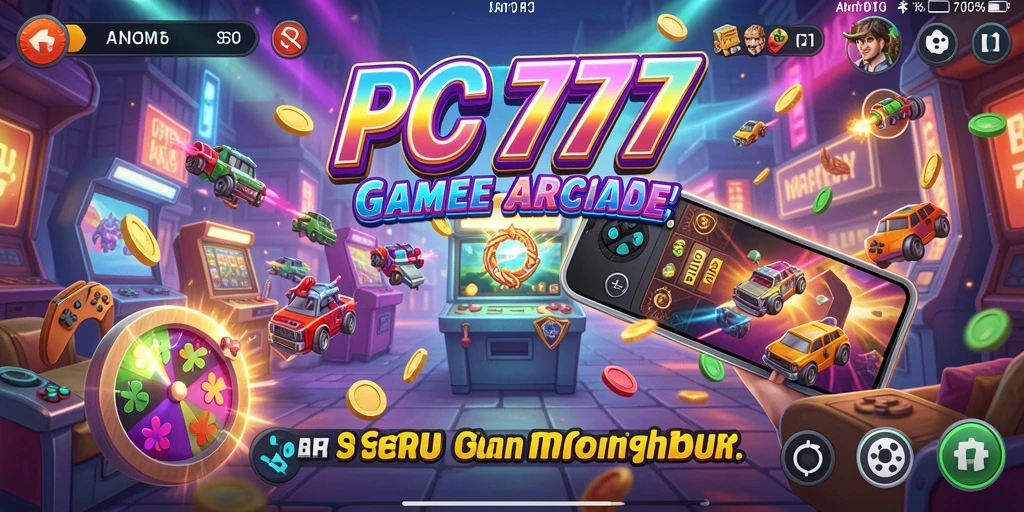 Tangkapan layar gameplay PC777 yang menawarkan pengalaman Arcade yang seru.