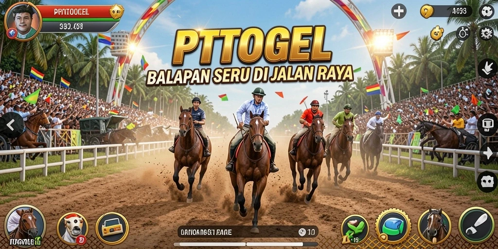 Tampilan gameplay menegangkan dan seru di PTTOGEL.