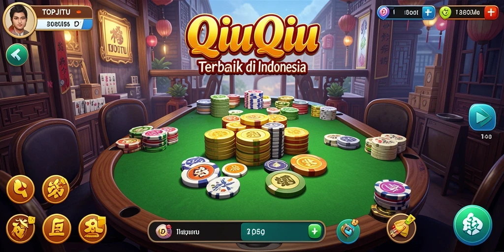 Tampilan screenshot gameplay QiuQiu yang seru dan menantang.
