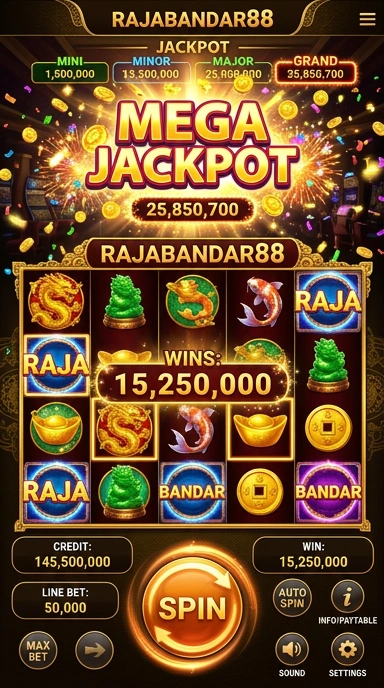 Pengguna sedang mengunduh aplikasi dari rajabandar88.